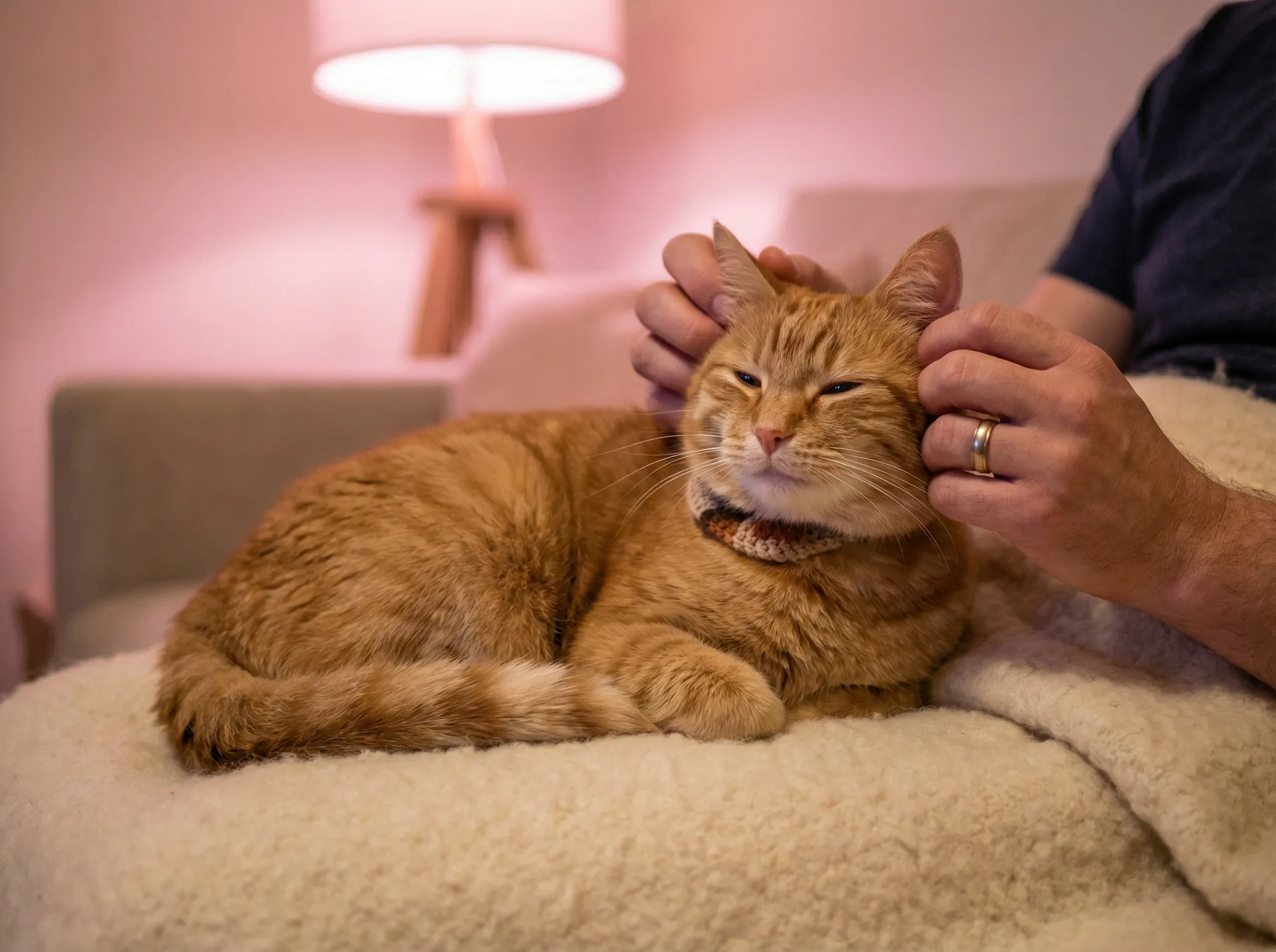 猫咪被温柔抚摸的幸福时刻 - 英语老师的好大好好吃免费